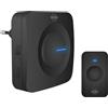 ELRO DB3000 Set campanello senza fili - Plug-in/Ricevitore Plug-in - Senza batteria - Nero
