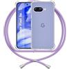 ANFAIRLACE Cover Cordino Compatibile con Google Pixel 9a, Viola