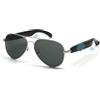 LONGLU Occhiali intelligenti, AI Smart Glasses con app Hyper MZT, traduzione in tempo reale oltre 100 lingue, fotografia touch, protezione UV400 e Bluetooth 5.4 (grigio)