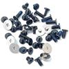 HSSDTECH Set Completo di Viti Ricambio per Lenovo IdeaPad 3 15ADA05 81W1 | , 3-15ARE05 81W4, 3-15IML05 81WB 81WR, 3-15IIL05, 3-15IGL05, 3-15ITL05 Complete Set of Laptop Screws