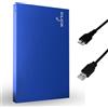 Storite Disco rigido esterno portatile 120 GB con USB 3.0 per PC - Blu