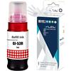 LCL Compatibile Bottiglie d'inchiostro da stampa GI53 GI-53 R GI-53R | Sostituzione per Canon Pixma G550, G650 Stampanti (1 Rosso)