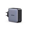 Ugreen Caricabatterie da muro rapido UGREEN da 100 W con tecnologia GaN, 1 porta USB-A e 4 porte USB-C, nero, 5 in 1