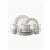 Laura Ashley Servizio di piatti in porcellana Gift, 4 persone, set da 16 -