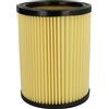 vhbw filtro a pieghe piatte sostituisce Hikoki/Hitachi 750435, 710060 per aspirapolvere - giallo/nero