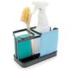 simplywire - Portaoggetti da Lavello - Organizer per Lavello da Cucina con Filo Piatto Retrò - Acciaio Verniciato a Polvere Grigio