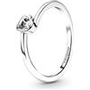 PANDORA Anello con solitario a forma di cuore, 48