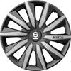 SPARCO Copricerchi 16 pollici Serie/Kit grigio argento Copricerchi Auto SPC1683GRSV