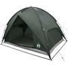 Générique Tenda da campeggio per famiglia verde a cupola poliestere 185T