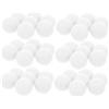 SUPVOX 100 Pezzi Palline da Estrazione Senza Scritte 40mm Bianche in Pp | Superficie Opaca, Struttura senza Giunture, per Attività Scolastiche e Giochi di Tavolo