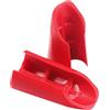 TOPBATHY Impugnature per Manubri in Gomma Rosso, Paio per Allenamento Fitness