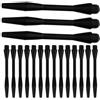 DIYEAH 50 Pezzi Aste per Freccette in Nylon Nero 6mm Grande Filettatura, Tenacità e Facile Installazione, Accessori per Uso Outdoor