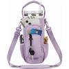 Jorzer Portabottiglie d'Acqua, Supporto a Tracolla, Viola 40 Once