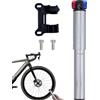 generic Pompa per bicicletta da 160 psi, portatile, in alluminio, per MTB e strada