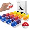 Full Choice Palline da golf resistenti, 20 pezzi, ad alta visibilità, volo limitato, ideali per interni ed esterni