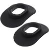 Homoyoyo Protezione Nero per Labbra in Silicone Subacqueo Regolatore per | Copri Boccaglio Confortevole, Design Portatile, Uso Versatile, Anti Gelo