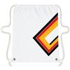 Eichenherz Sacca sportiva della Germania, 30 x 40 cm, colore: nero, rosso, oro | Sacca leggera in poliestere, design nero, rosso e oro, 30 x 40 cm, ideale per sport, tempo libero e scuola