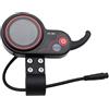 Generic LH100 36V 48V 60V Display a 6 Pin con Porta USB for Scooter Elettrico Bici Bicicletta LH-100 tachimetro LCD Parti del Pannello di Controllo