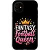 Flo Design Fantasy Football Outfits Custodia per iPhone 11 Fantasy Football Queen Women Fantasy Football Funny Women
