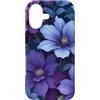 Deep Purple, Lavender & Lilac Flower Gif Custodia per iPhone 17 Carino Viola Fiori Lilla Vaporwave Estetica