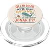 Grace And Glory Studio Divertente Christian Giona 1:17 Versetto Bibbia Fede Umorismo PopSockets PopGrip per MagSafe