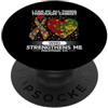 Autism Philippians 4:13 Bible Verse Fait Posso fare tutto attraverso Christ Christian Autism Puzzle PopSockets PopGrip Adesivo