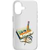 Vintage Cassette Tape and Pencil Nostalg Custodia per iPhone 17 Nastro e matita vintage nostalgia festa anni '70 '80 '90