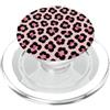 SELFE TEES Supporto per telefono, supporto per telefono, leopardato rosa PopSockets PopGrip per MagSafe