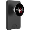 Denmark Designs for Nordic fans Danimarca, battito cardiaco, mappa delle bandiere PopSockets PopWallet per MagSafe