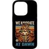 Owl Navigator Explorer Compass Custodia per iPhone 14 Pro Noi Navigare All'alba Owl Compass Aviator
