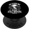 Best Jesus Christian Designs He Leads Me Beside Still Waters PopSockets PopGrip Adesivo
