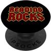 Miftees Book Lover Tees Reading Rocks Divertente Amante dei Libri Leggere Rocce PopSockets PopGrip Adesivo