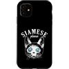 Siamese cat cat pet breed animal Male ca Custodia per iPhone 11 Cat Siamese per favore