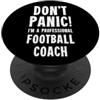 Football Coaching & Soccer T-Shirts & Gi Allenatore di calcio PopSockets PopGrip Adesivo