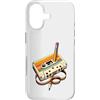 Vintage Cassette Tape and Pencil Rewind Custodia per iPhone 17 Nastro a cassetta vintage a matita, stile nostalgico, anni '80 e '90