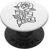 UGR Tatuaggio True Love Rose, grafica flash vecchia scuola PopSockets PopGrip Adesivo