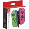 Nintendo Controller per Nintendo Switch, Joy-Con, confezione da 2, verde/rosa, versione V2 (batteria sostituibile), colore Neon