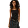 Tommy Jeans Donna Top Essential Strap con Spalline Sottili