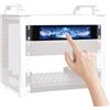 GeeekPi 17,55 cm 1424 x 280 LCD Touch Screen 1U Rack Mount Monitor per DeskPi RackMate T0/T1/T2/T0 Plus/T1 Plus/TL1 Server Rack e 10 Server Rack