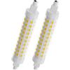 KINGYEENUO Lampadina LED R7S 118MM Dimmerabile 15W 1500LM Bianco Naturale 4000K Doppio Attacco Tubo Luminoso Sostituzione Lampada Alogena Per Lampade Da Terra Luci Da Lavoro Illuminazione Giardino