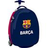 safta F.C. Barcellona 1ª attrezzatura 25/26 - Trolley da cabina 16 pollici, valigia con ruote, lucchetto di sicurezza, valigia leggera, 28 x 23 x 43 cm, blu/granata, M, Casual