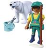 Playmobil Zoo: Orso polare e guardiano dello zoo