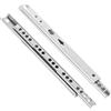 bricoleva.it Set Guide Estrazione Parziale per Cassetti e Cassettiere non Ammortizzate - Guide a Sfere per Cassetti Disponibili in più Varianti Confezione da 1 coppia (Estrazione Parziale 40 cm)