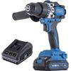 Scheppach Trapano avvitatore a percussione a batteria BC-CD70SC-X con coppia di 70 Nm, numero di percussione 1800-27000bpm, mandrino 2-13 mm, livelli 20+1+1, serie 20V-IXES, (con batteria da 2 Ah e