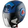Vemar CASCO MOTO JET VISIERINO VEMAR BREEZE RADAR DEEP BLU TG M