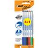 BIC Velleda, pennarello per lavagna bianca, 1721, tascabili, a base di chetone, 1,5 mm Pack of 4+1 Free Assorted Colours