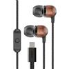 House of Marley Smile Jamaica Auricolari In-Ear con Filo USB-C - Driver 9.2mm, Microfono Integrato, Cavo Anti-Groviglio, Materiali Sostenibili, Nero