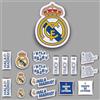 fan decor Licensed Decor Adesivo da parete in vinile del Real Madrid, piccolo (50 x 30 cm)