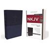 Thomas Nelson NKJV, Value Thinline Bible, Blue Leathersof (Rilegato in ecopelle)