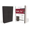 Thomas Nelson NKJV, Value Thinline Bible, Charcoal Leathe (Rilegato in ecopelle)